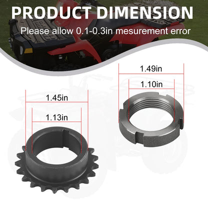 Crank Timing Gear Sprocket + Slit Nut for Magnum Ranger