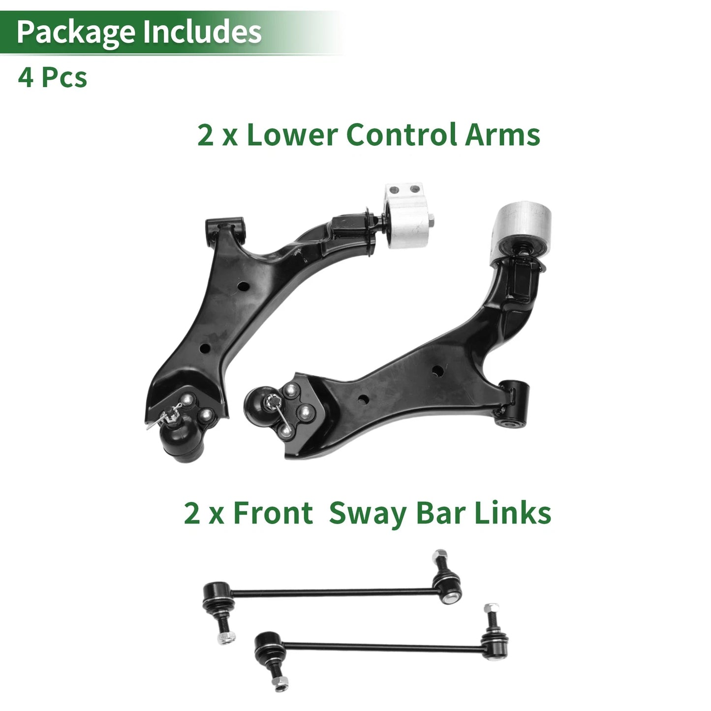 4 x Front Suspension Kit Control Arm for Chevrolet Equinox