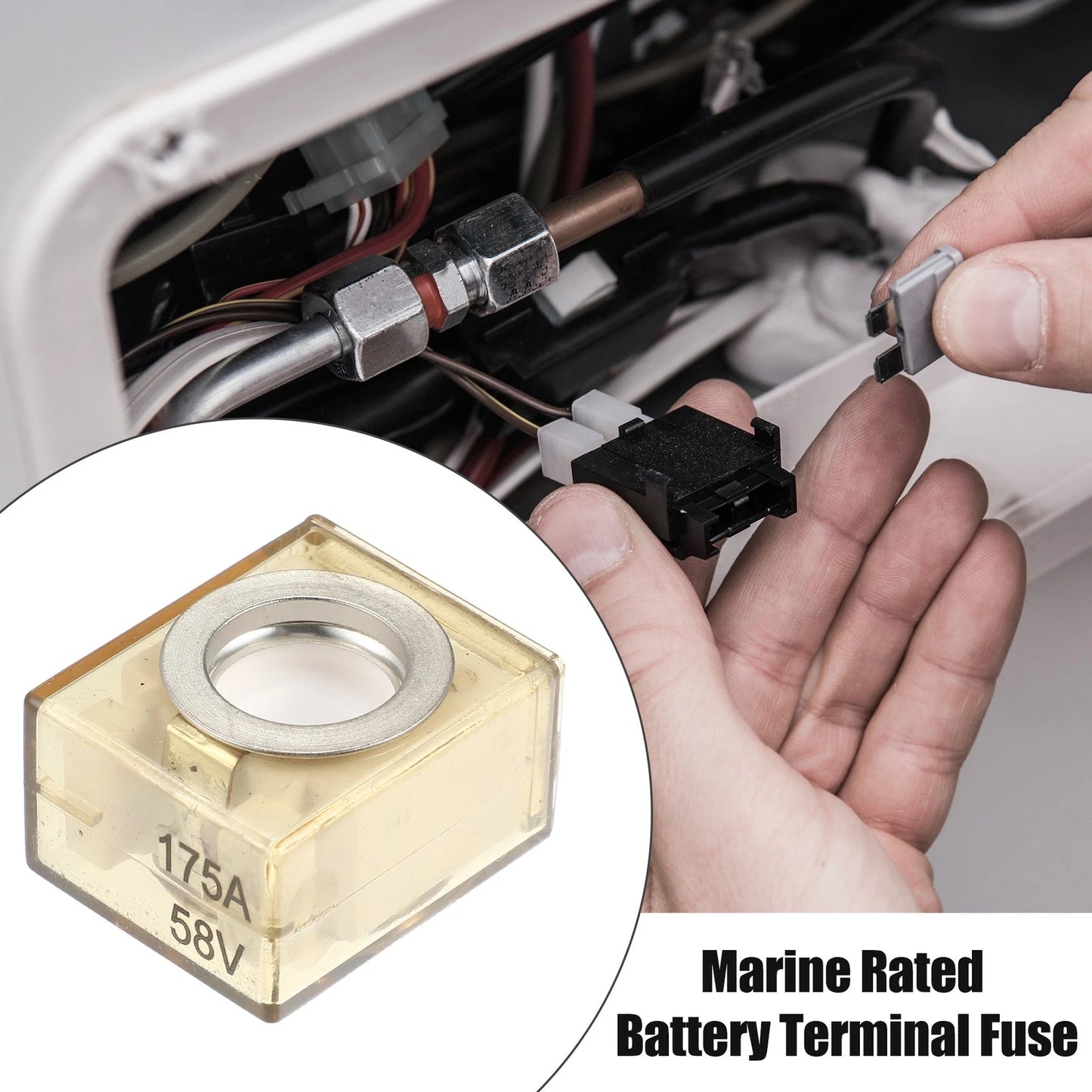 Fuse Terminal / 175A / Waterproof Marine Battery for Marine Battery