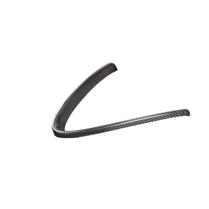Carbon Fiber Front Air Vent Bumper Grille Cover Fit For 17-18 Alfa Romeo Stelvio