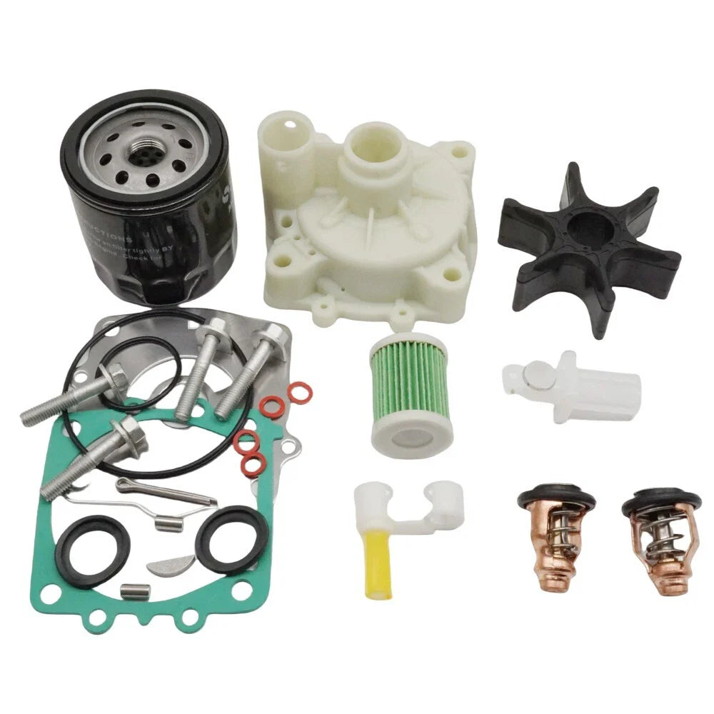 Maintenance Kit for Yamaha F200C/F225B 2012-Up Outboard with Thermostat & Filter