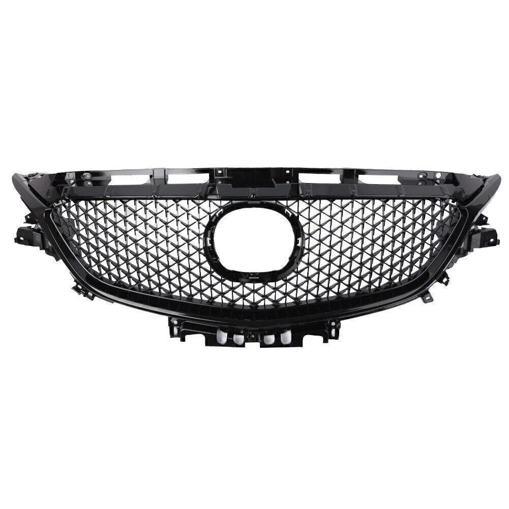 Honeycombe Mesh Front Bumper Grille for Mazda 6 Atenza (2017-2018) Black