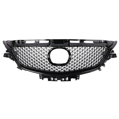 Honeycombe Mesh Front Bumper Grille for Mazda 6 Atenza (2017-2018) Black