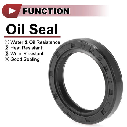 Rotary Shaft Seal/32x45x7mm/Oil Seal 70D Black, 5 x for MakeModel