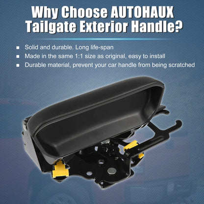 Tailgate Handle Exterior Rear for Chevy Avalanche 1500 2500 (2002-2006)