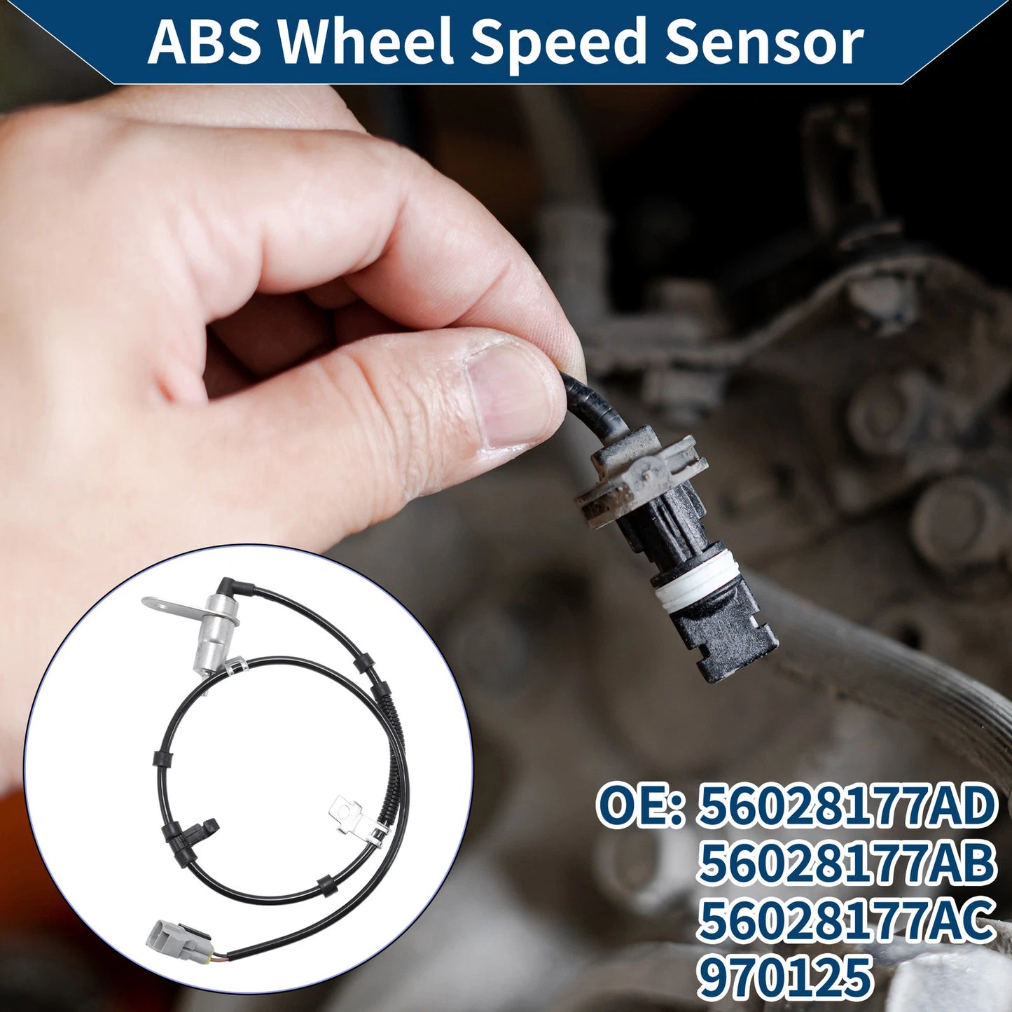 ABS Wheel Speed Sensor for Dodge Ram