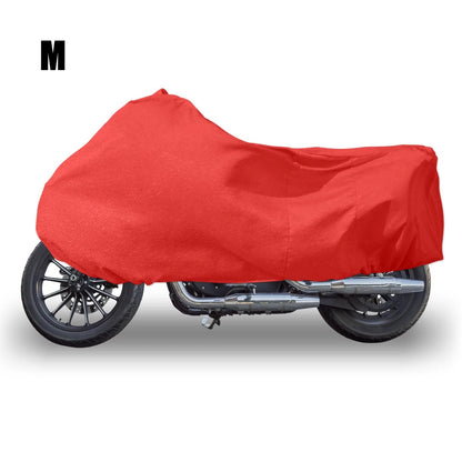 M Indoor Cover for Motorbikes Dirt Bikes Elastic Dust-Proof Covers Red