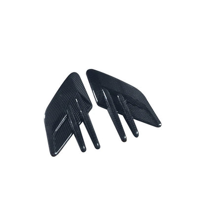 REAL Carbon Fiber Side Fender Flares Air Vent Trim For Range Rover Sport 2018-23