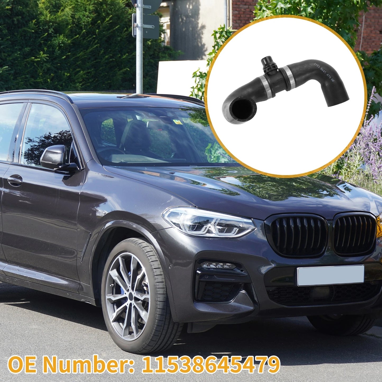 Coolant Water Hose for BMW X3, X4 (2013-2017, 2015-2018)