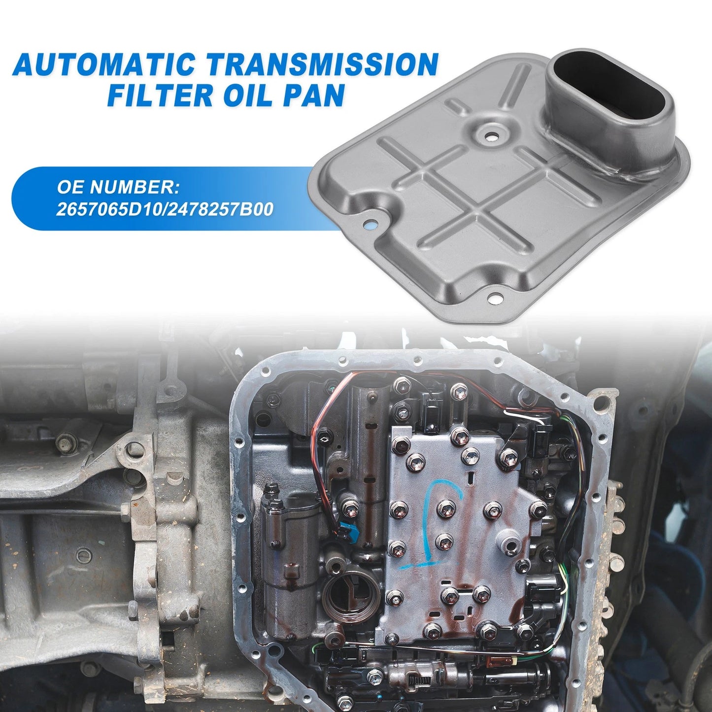 Auto Transmission Fluid Filter Oil Pan for Suzuki (No. 2657065D10)