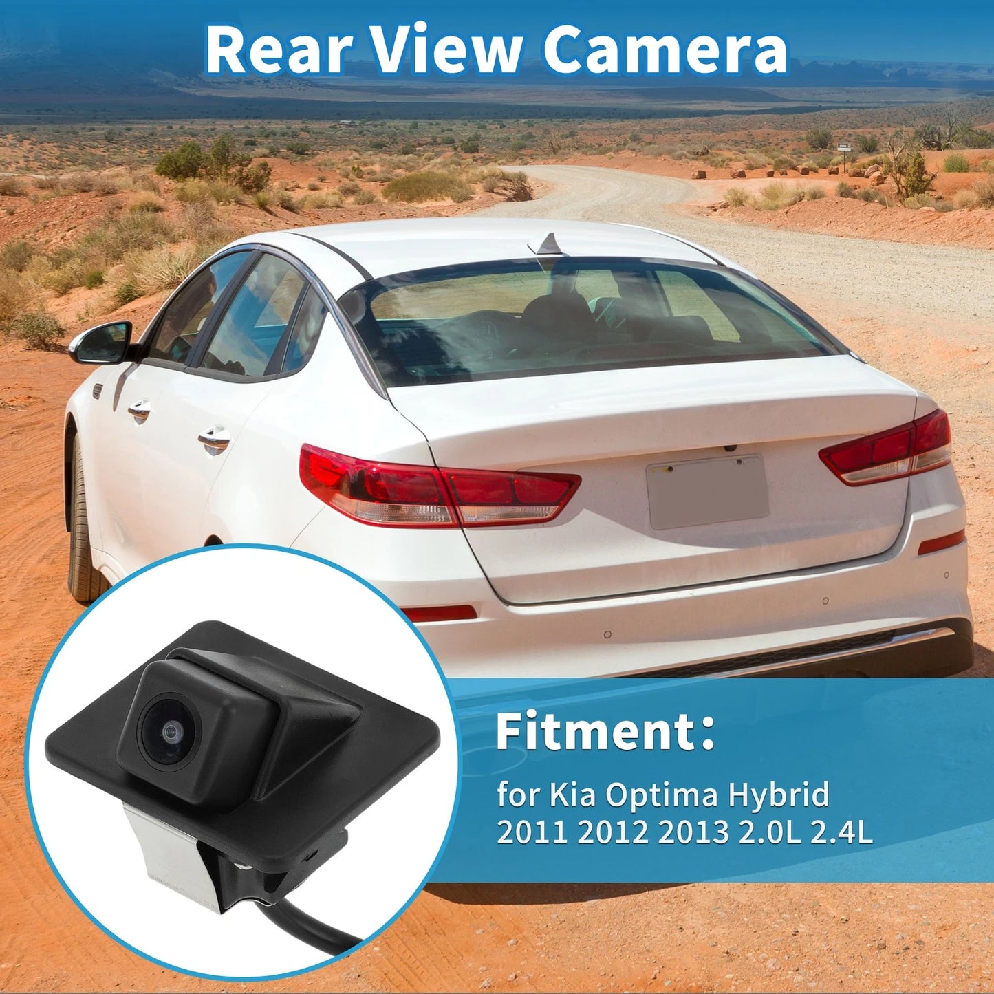 Rear View Backup Camera for Kia Optima Hybrid (2011-2013)