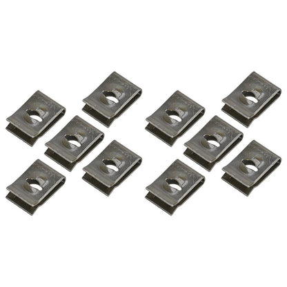 20 x Car Bumper Inner Fender Wheel Bolt Screws & U Groove Clips
