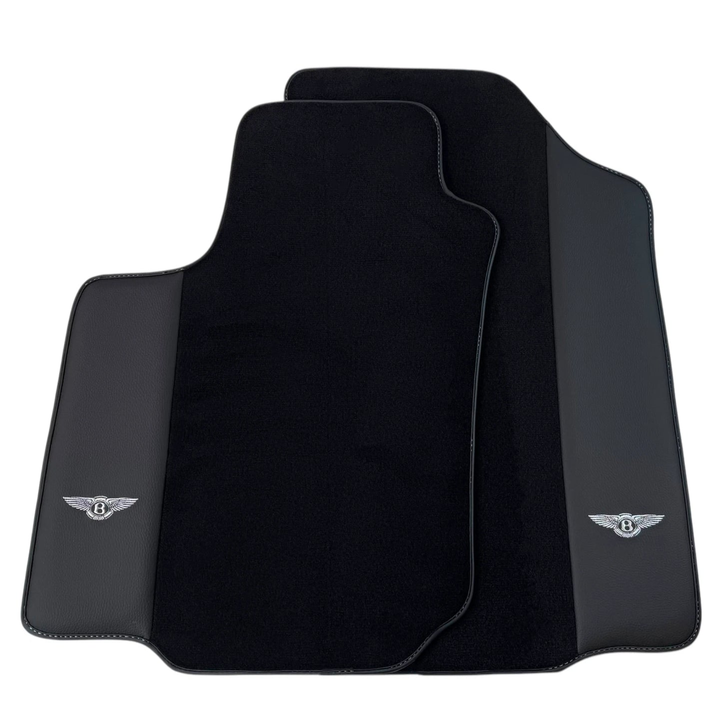 AutoWin Black Floor Mats for Bentley Arnage Green Label (2000-2009)