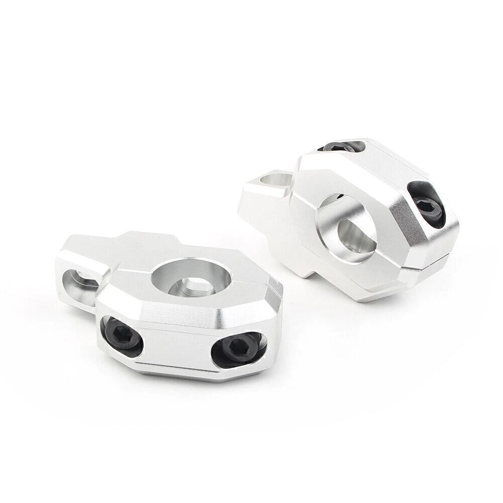 CNC Chrome Handlebar Riser Adapter for Kawasaki Z900RS (2018-2023)