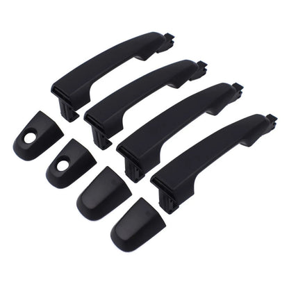 Exterior Door Handle Black Set 4 Fits Mitsubishi L200 Triton Pickup 2005-14 D06