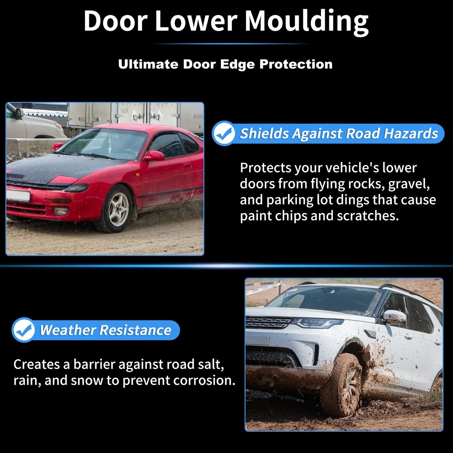 Front Left Door Lower Trim Garnish for Honda CR-V 2.4L (2012-2016)
