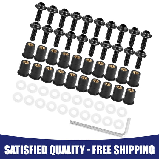 20 M5 Windscreen Screw Bolt Nut Universal for M5 Motorcycle