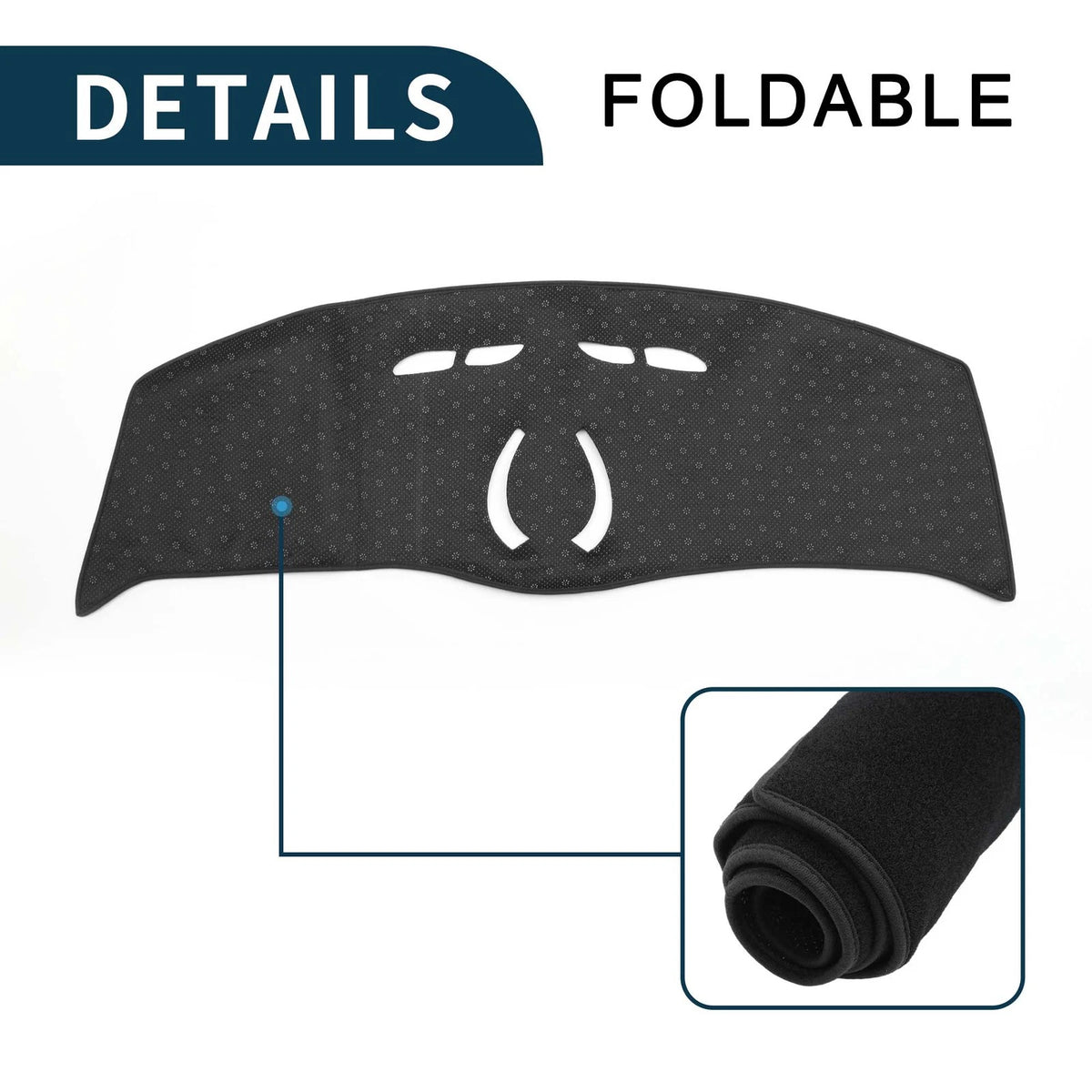 Dashboard Dash Cover Mat for BMW MINI F55/F56 (2014-2024) Black