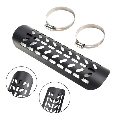 Exhaust Pipe Holder Cover for Motorcycle Schwarzb