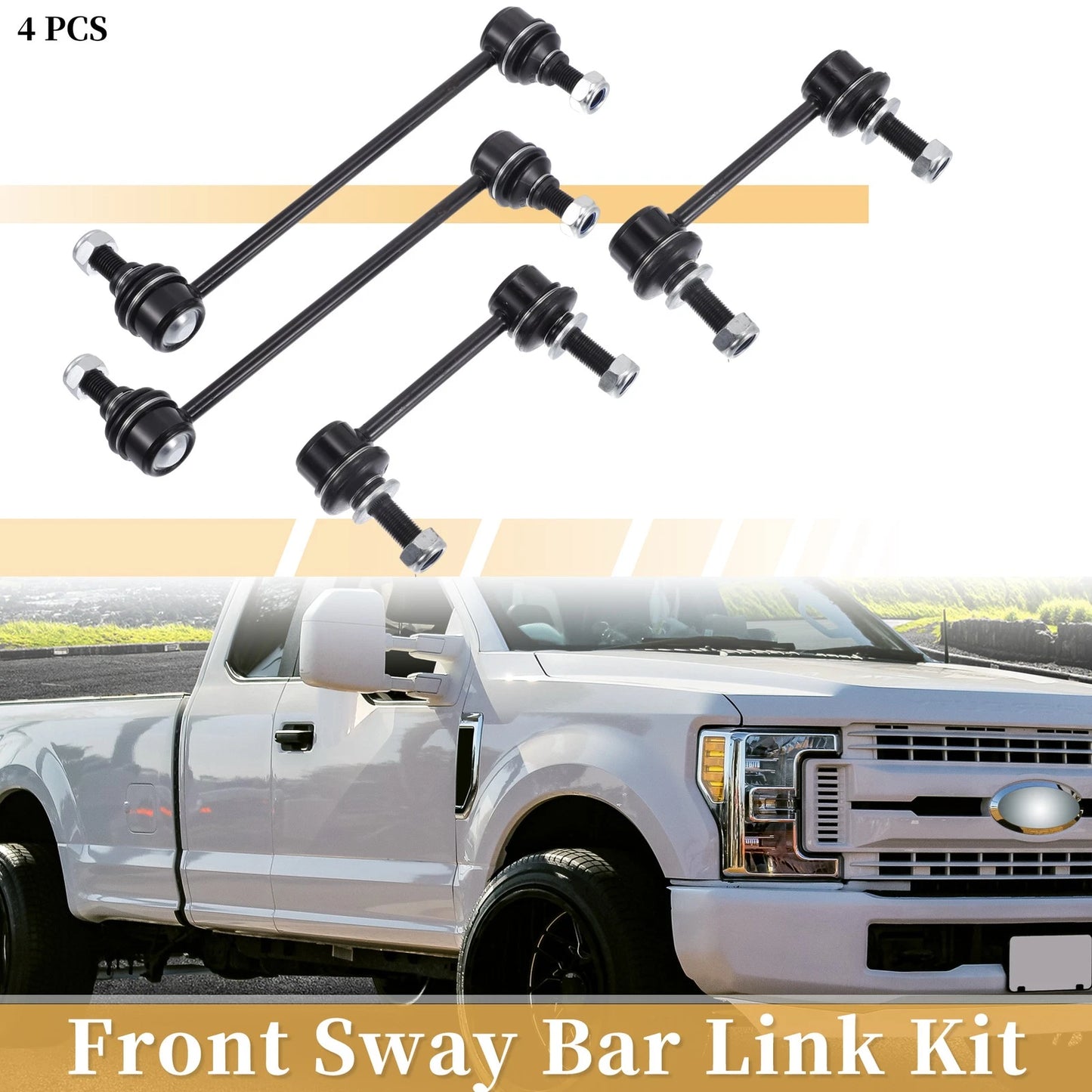 4pcs Sway Bar Link Kit for Ford Edge (2007-2014)