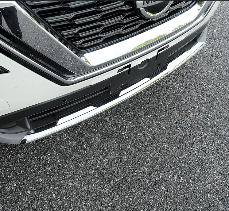 Front Bumper Chrome Protector Cover Trim for Nissan Rogue (2021-2023)