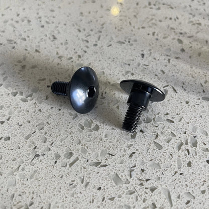 10x Black Aluminum Fairing Bolt m6 x16mm 6mm ShoulderStep Motorcycle Screw