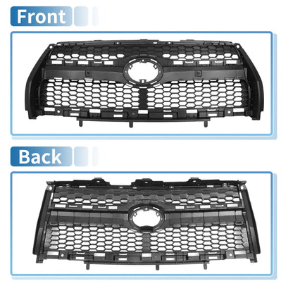 Front Bonnet Bumper Grille for Toyota RAV4 2009-2012 Black