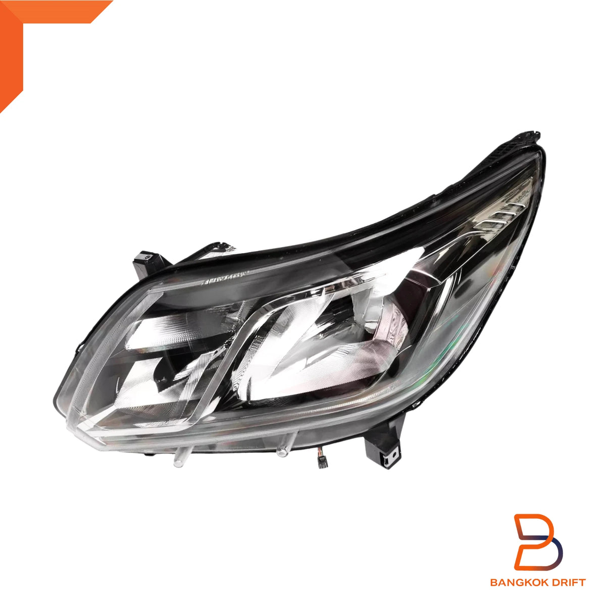 E-MARK DRL Headlight Lamp Chrome Trim for Holden Colorado, Trailblazer (17-23)