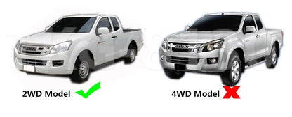Rear Splash Guards for Isuzu D-Max (2WD) (2012-2015)