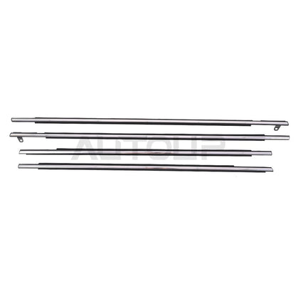 Outside Window Chrome Molding Weatherstrip Seal 4x for Toyota Venza (2009–2016)