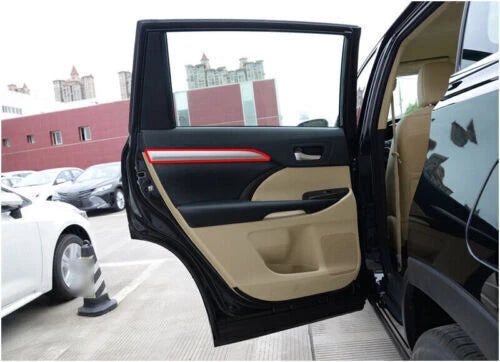 Inner Door Armrest Woodgrain Cover Strip for Toyota Highlander (2014–2019)