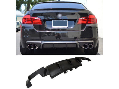 Gloss Black P Style Rear Bumper Diffuser for BMW F10 (2011-2017)