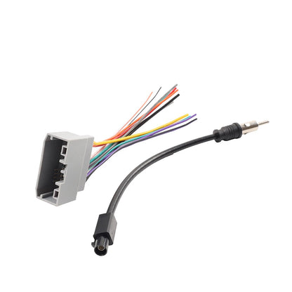 Car Stereo Radio Cable Adapter Wire Harness Antenna for Jeep Dodge (2007-2018)