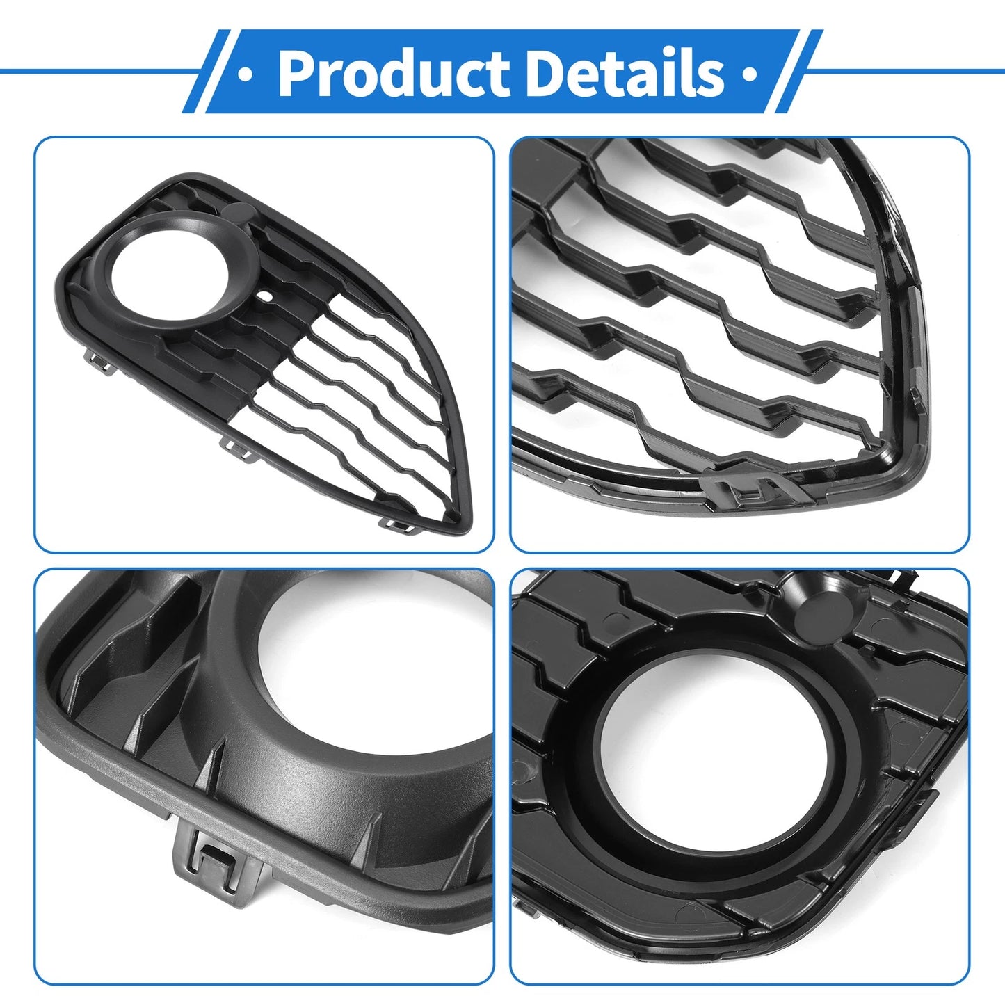 Fog Light Grills for BMW 1 Series F20 (2011-2019) - Front Left & Right Pair
