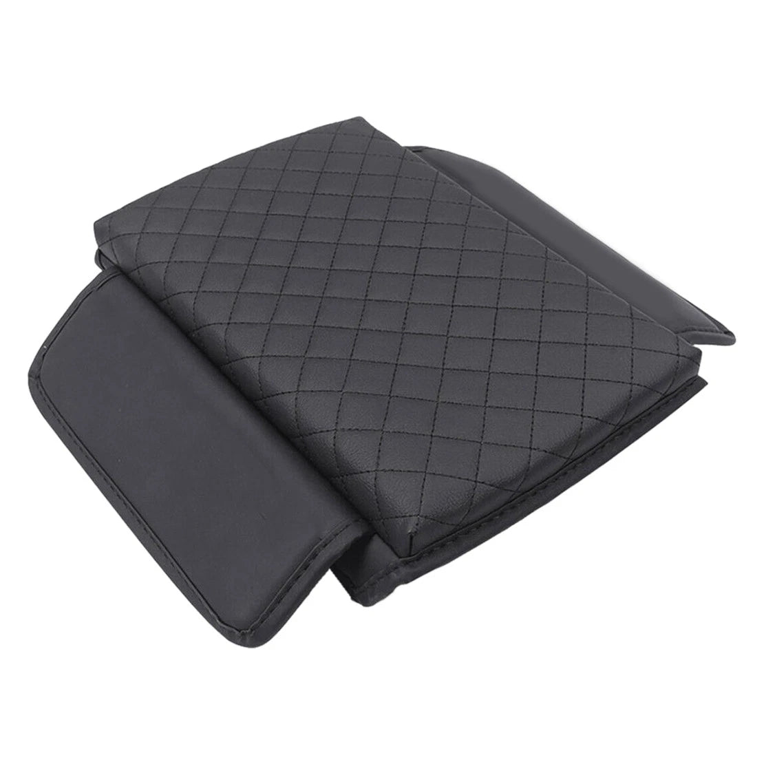 Black Car Center Console Armrest Cover Mat Pad Protector