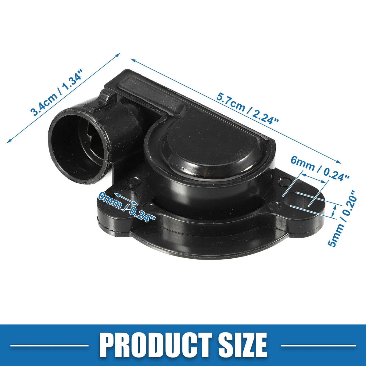Throttle Position Sensor for GMC P3500 Base 7.4L V8 Gas (1994-1997) Black