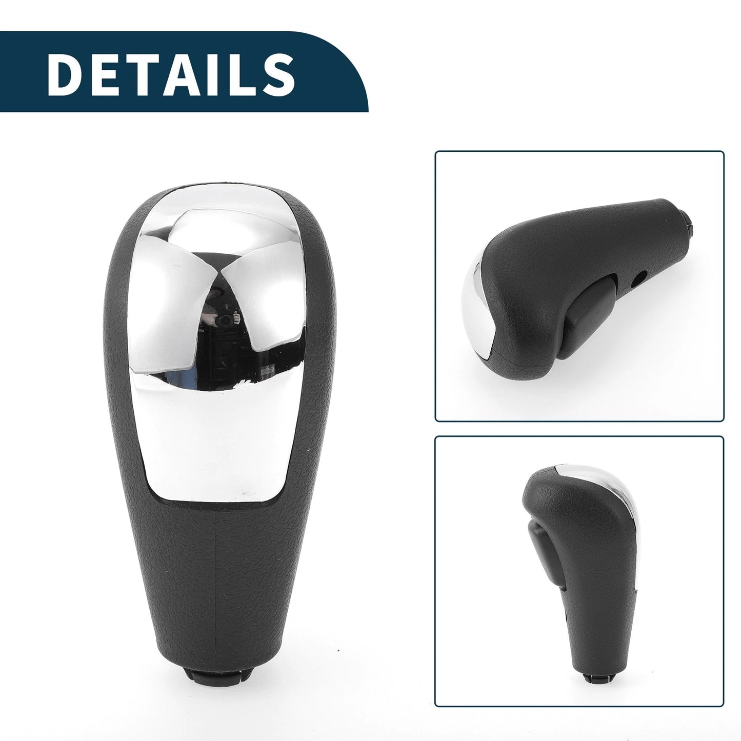 Automatic Gear Shift Knob for Ford Focus MK2 2005-2012 Black Silver Tone