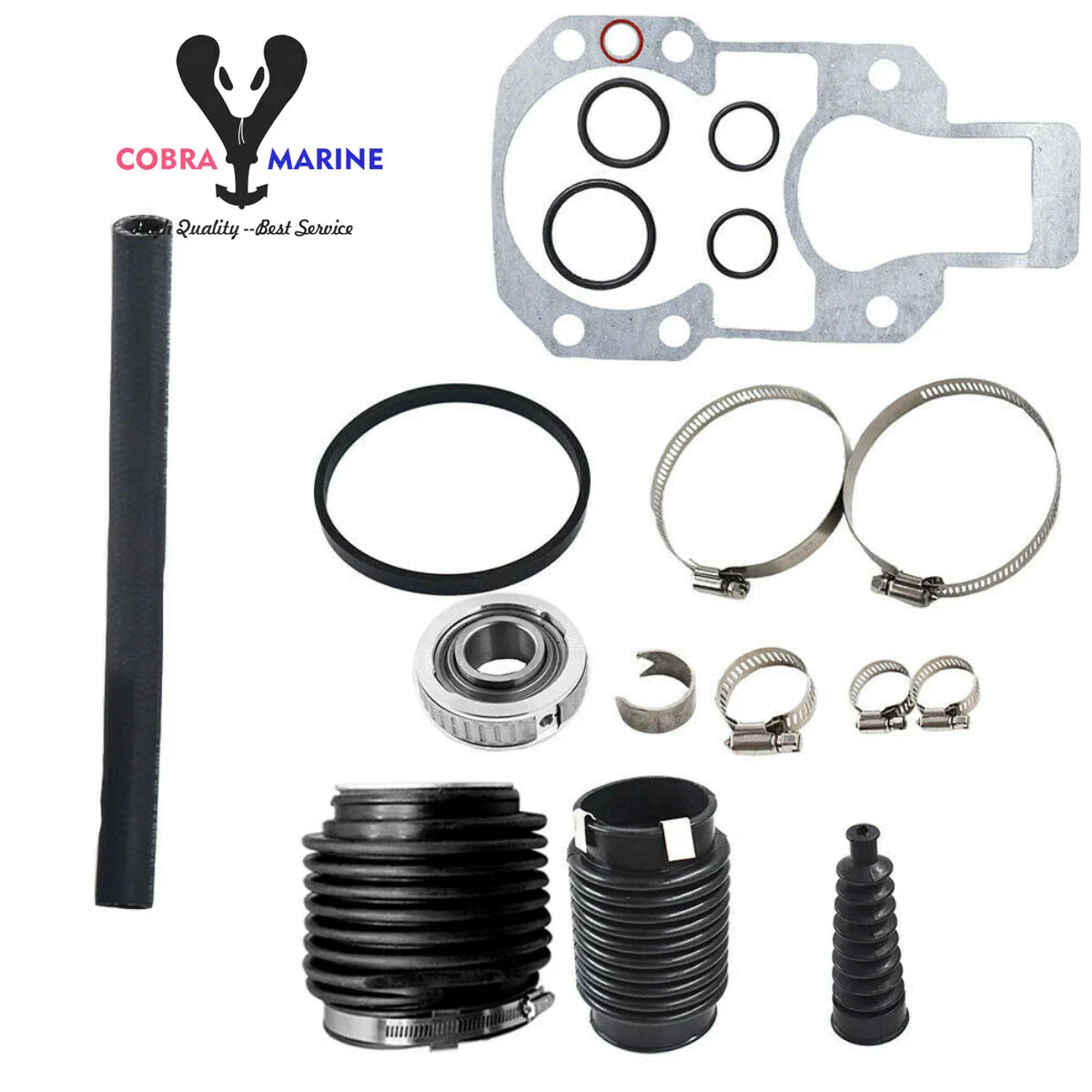 Transom Bellows Reseal Kit for MerCruiser Alpha 1 Gen 2 (1991-1997)