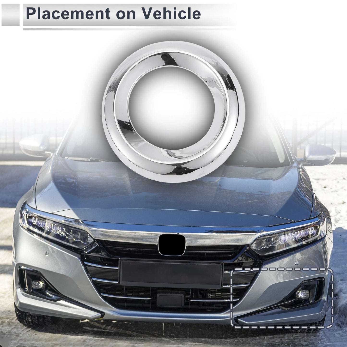 Front Left Fog Light Grill for Toyota RAV4 (2012-2013)