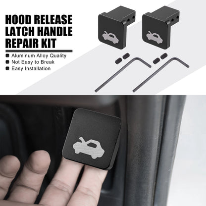 Car Hood Release Latch Handle for Honda CR-V (1997-2006) Black