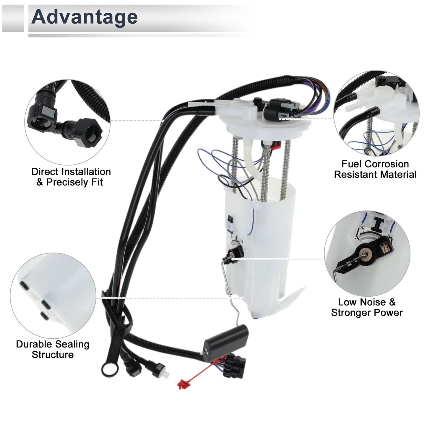Fuel Pump Assembly 2.2L for Chevy Cavalier (1999-2000)
