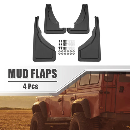 Mud Flaps Splash Guards for Ford Bronco Sport Black 1 Set (2021-2023)