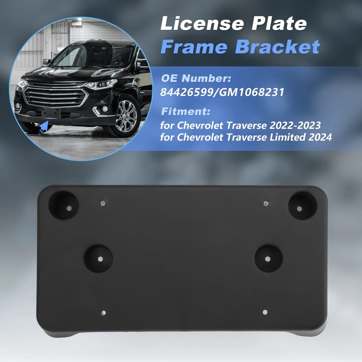 License Plate Bracket for Chevrolet Traverse (2022-2023)
