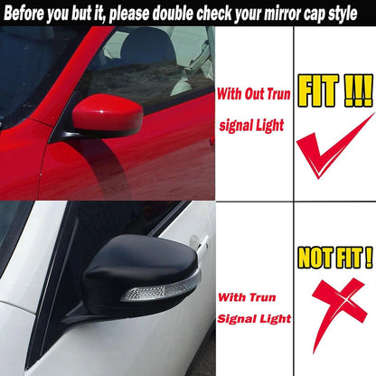 Carbon Fiber Wing Mirror Cap Covers for Infiniti G25 G37 (2007-2013)
