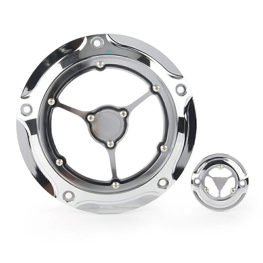 Clarity Derby & Timer Timing Covers for Harley Touring Chrome 2016-2023