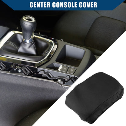 Center Console Armrest Cover for Ford Fusion (2010-2012) - Neoprene Black