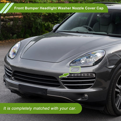 Left Washer Nozzle Cover Cap for Porsche Cayenne White