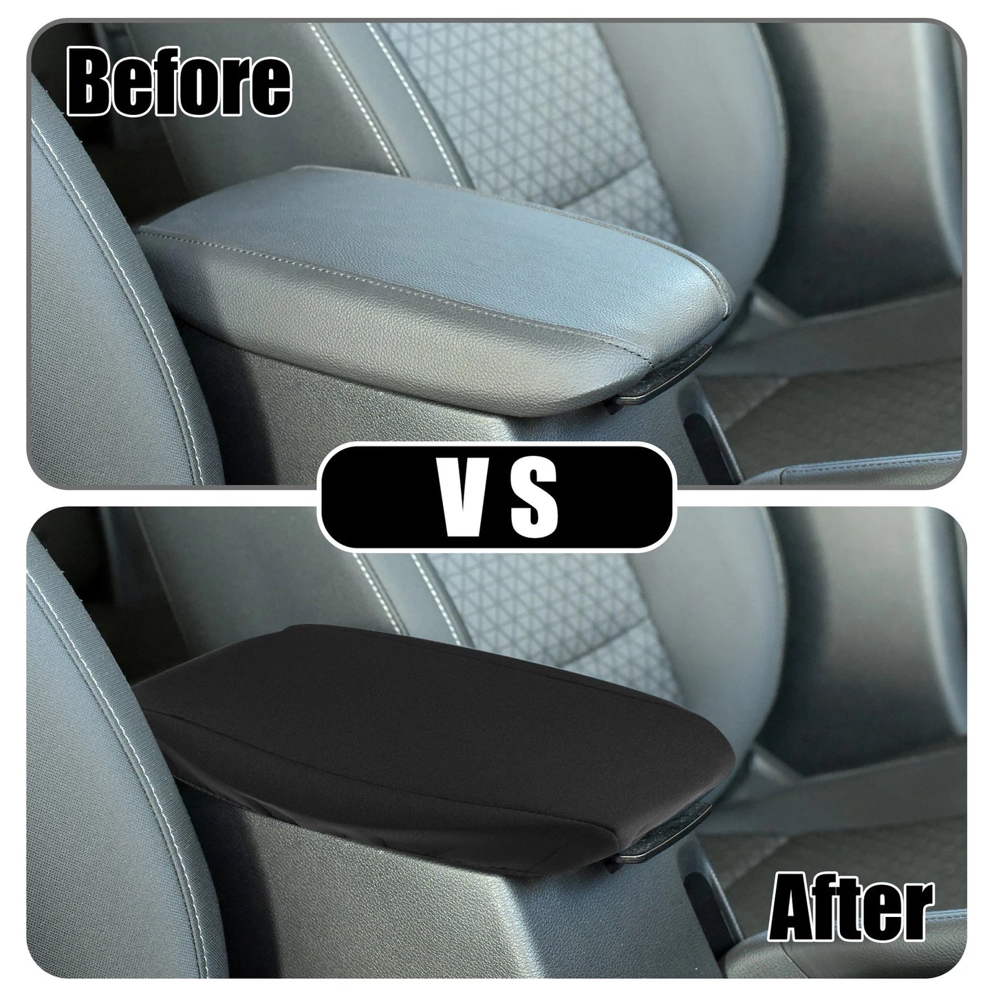 Center Console Armrest Cover for Subaru Crosstrek (2013-2017) Black