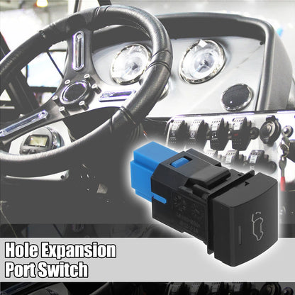 1pcs Hole Expansion Port Tailgate Switch with Wire for Toyota Vehicles