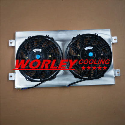 Aluminum Shroud + 2 Fans for VW Golf MK1 MK2 GTI Scirocco 1.6 1.8 (1974-1992)